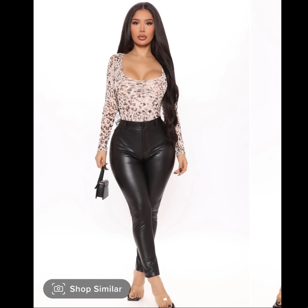 Fashion nova faux leather pants